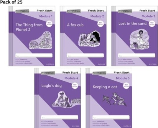 Read Write Inc. Fresh Start: 2024 Modules 1 5 Pack of 25