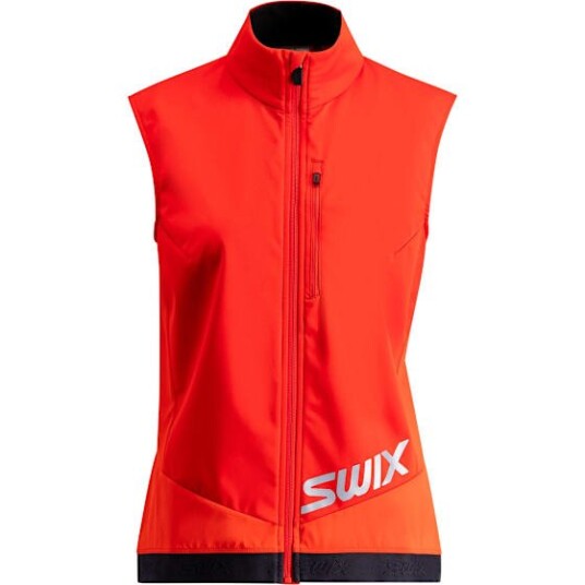 Swix Quantum Windstopper Vest Dame Fiery Red M