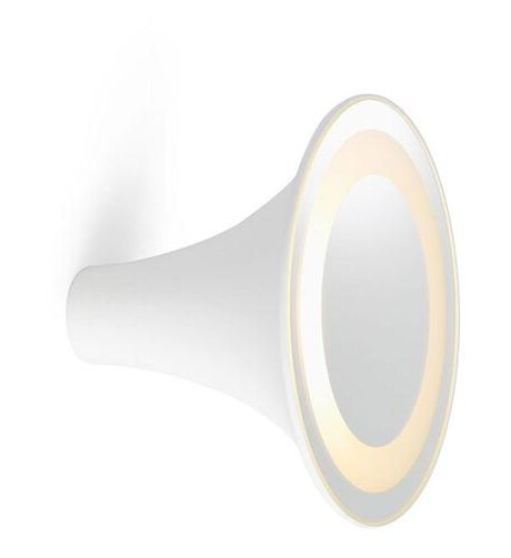 Trizo 21 Sirens Vegglampe Hvit + Hvitmattet Glass + Speil Liten Trizo 21 Sirens Vegglampe Hvit + Hvitmattet Glass + Speil Liten