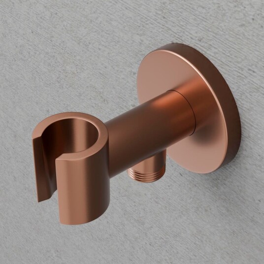 Scandtap Harmonized dusjholder, børstet kobber Amber