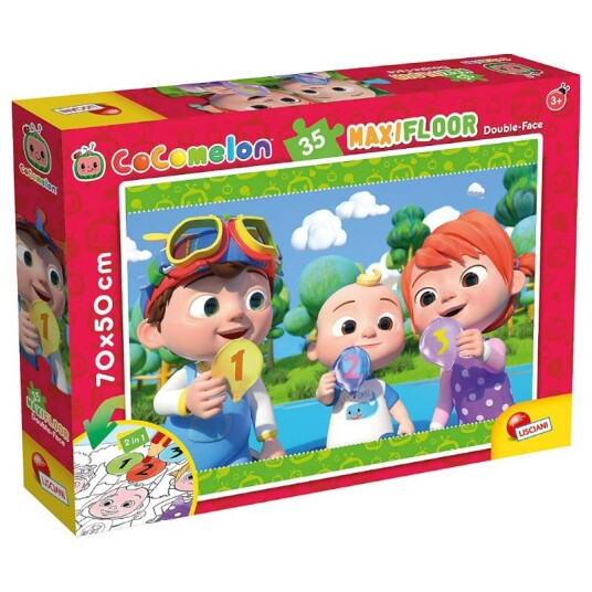 CoComelon Gulvpuslespill 50x70cm Ballonger