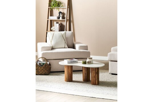 Lenestol Alla sett om 2 Beige Beige