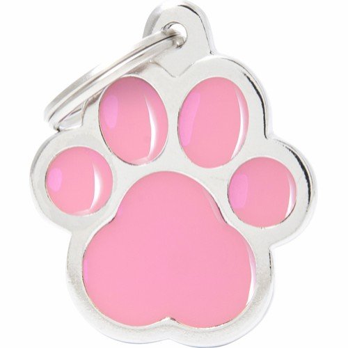 Myfamily Klassisk Pote Id Tag Rosa
