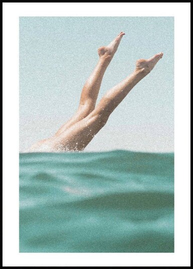 Summer Print Sea & Legs Plakat Plakat / 50x70cm Summer Print Sea & Legs Plakat Plakat / 50x70cm