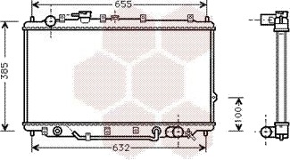 VAN WEZEL 83002017 Radiator motorkjøling VAN WEZEL 83002017 Radiator motorkjøling