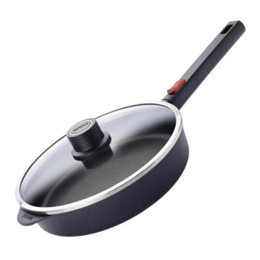 Woll - Eco logic qxr stekepanne 24 cm m/avtagbart håndtak svart
