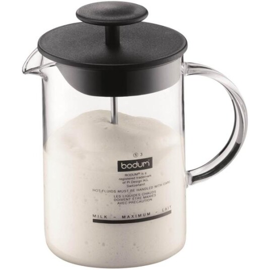 Bodum  Latteo manuel melkeskummer 0,25L svart
