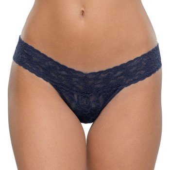 Hanky Panky Truser Low Rise Thong Marine nylon One Size Dame Hanky Panky Truser Low Rise Thong Marine nylon One Size Dame