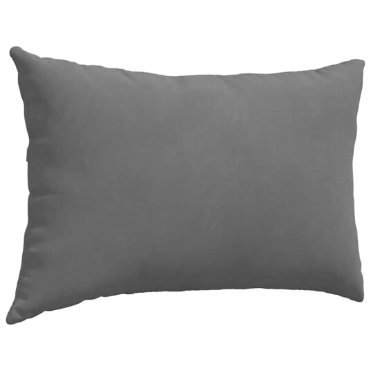 Sofaputer 2 pcs Mørkegrå 60 x 40 cm stoff