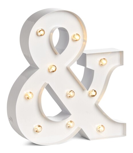 Alice & Fox Bokstavlampe & Hvit Alice & Fox Bokstavlampe & Hvit
