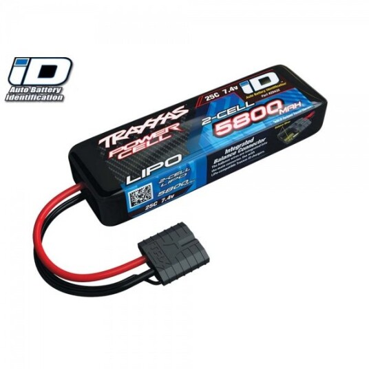 Traxxas 2843X LiPo 2S 7.4V 5800mAh 25C w/iD Connector Traxxas 2843X LiPo 2S 7.4V 5800mAh 25C w/iD Connector