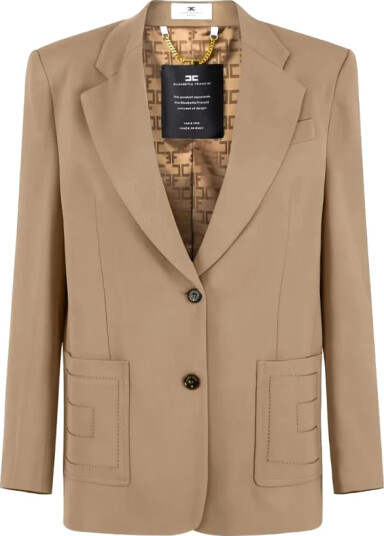 Elisabetta Franchi Dame Jakker Brun L,