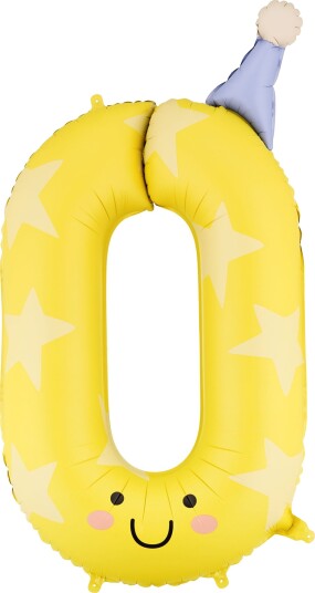 Partydeco Tallballong Partyhatt Tallet 0 FB411T-0