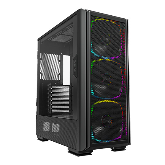 Montech Sky Two GX Midi-tower E-ATX med Vindu i Glass, Svart