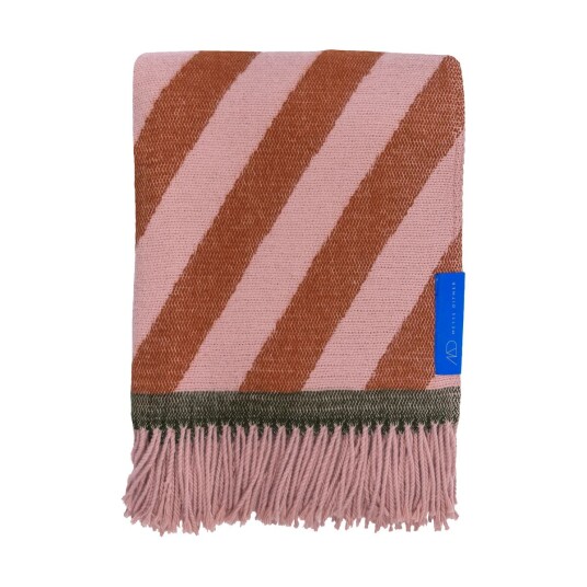 Mette Ditmer Retro pledd 125x170 cm Rust