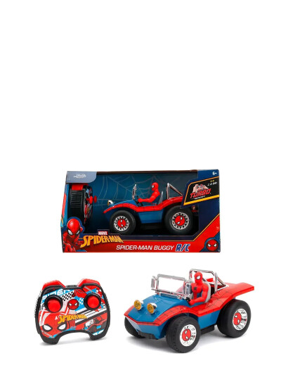 Jada Toys Marvel Spider-Man Radiostyrt Buggy 1:24 - Mønster Jada Toys Marvel Spider-Man Radiostyrt Buggy 1:24 - Mønster