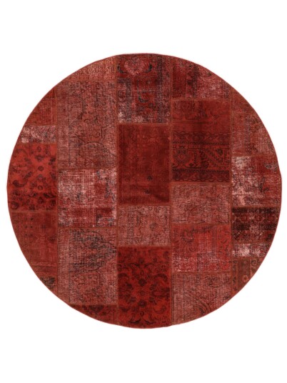 Håndknyttet. Opphav: Persia / Iran Patchwork Teppe Ø 200