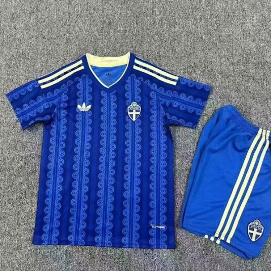 2026 VM Sverige Fotballandslag Bortedrakt Barn Trøye+shorts NR.17 Gyökeres