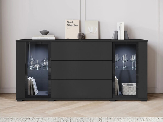 Gammel Skjenk 150x40 cm - Brun/Hvit