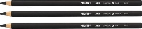 Milan 3 Sorte Blyanter Og Viskelær I Blisterpakke Milan 3 Sorte Blyanter Og Viskelær I Blisterpakke