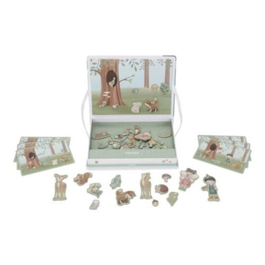Little Dutch Magnetspill med 50 Deler - Forest Friends