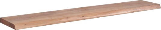 Vegghylle Wohnling trekant, heltre, flytende hylle, landlig stil 140 cm - 140 cm