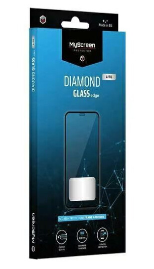 MS Diamond Glass Edge Lite FG Oppo A78 svart/svart Full Lim