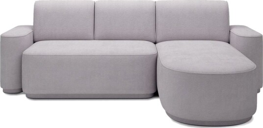 Seksjon Eltap Aurumm 285x92x180 cm Touch 03 Lys Grå Høyre