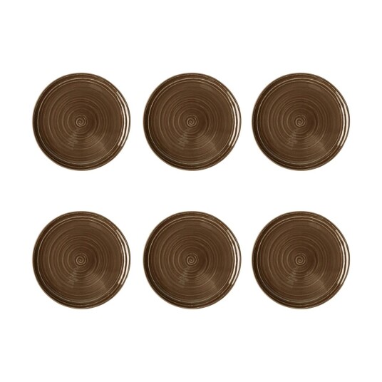 Seltmann Weiden Terra tallerken Ø 17,7 cm 6-pakning Earth Brown