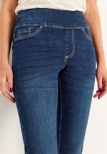 Superkomfortabel ankeljeans i denim Superkomfortabel ankeljeans i denim