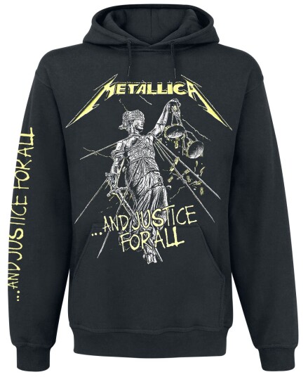 Metallica Hettegenser . . . And Justice For All S til 5XL Herrer svart Metallica Hettegenser . . . And Justice For All S til 5XL Herrer svart