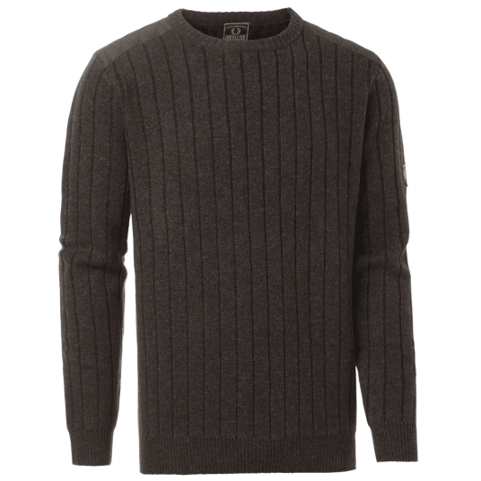 Chevalier Fjord Plated RN Sweater Brown XL