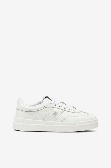 Tommy Hilfiger   Joggesko Modern Court Tumbled Ltr   Hvit