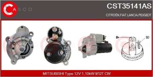 Starter CASCO CST35141AS