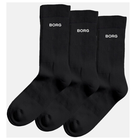 Björn Borg Essential Crew Sock 3p Multipack 2 39 42 Bomullsstrømper