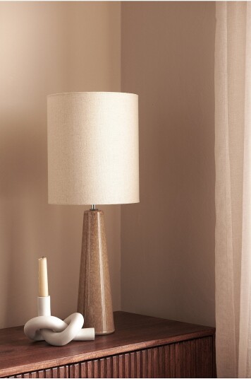 Ellos Home Bordlampe Aaron Beige Ellos Home Bordlampe Aaron Beige