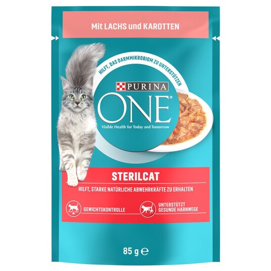 Purina One Sterilised Laks & Gulrøtter 26 X 85 G
