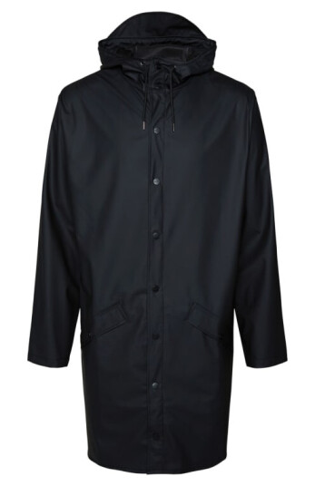 Rains Unisex Long Jacket XXL , Black Rains Unisex Long Jacket XXL , Black