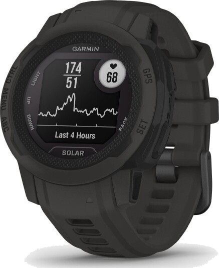 Garmin Instinct 2S Solar Graphite multisportklokke unisex STD