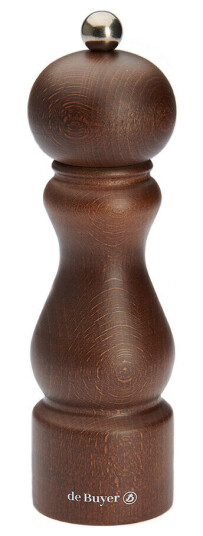 De Buyer Rumba salt- og pepperkvern keramisk 18 cm Mørkebrun De Buyer Rumba salt- og pepperkvern keramisk 18 cm Mørkebrun