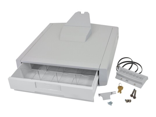 Ergotron SV44 Primary Single Drawer for Laptop Cart monteringskomponent - grå, hvit