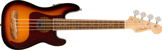 Fender Fullerton Precision Bass Uke 3-Color Sunburst, Tortoise Pg, Walnut Fb Fender Fullerton Precision Bass Uke 3-Color Sunburst, Tortoise Pg, Walnut Fb
