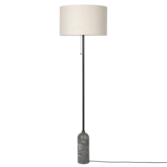 Gubi Gravity Gulvlampe Grå Marmor/Canvas Gubi Gravity Gulvlampe Grå Marmor/Canvas