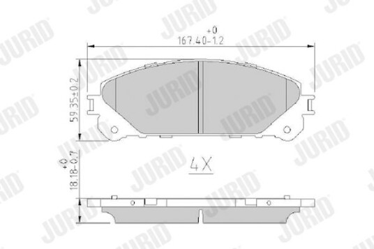Bremseklosser JURID 572655J