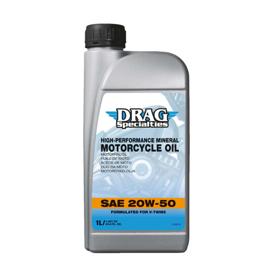 Drag Specialties E-drag 20w50 Min Oil 1l Drag Specialties E-drag 20w50 Min Oil 1l