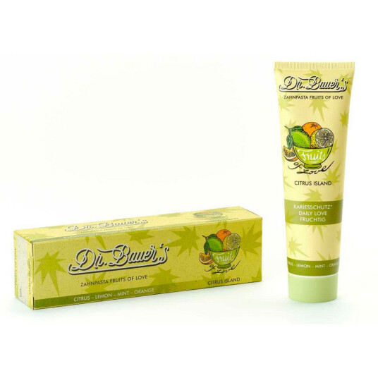 Dr. Bauers tannkrem Fruits of Love CITRUS Island