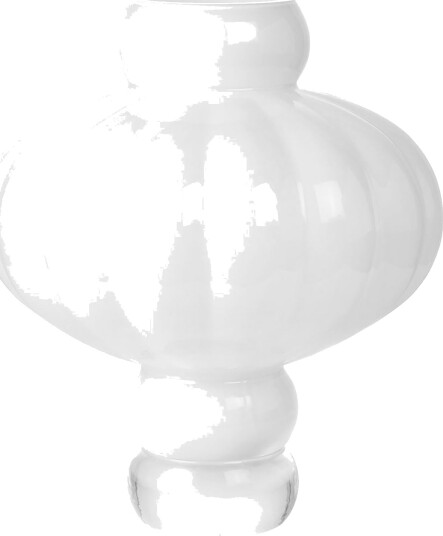 Louise Roe Balloon 08 vase 30 cm Opal White Louise Roe Balloon 08 vase 30 cm Opal White