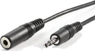 VALUE 3.5mm Extension Cable M/F, VALUE 3.5mm Extension Cable M/F,