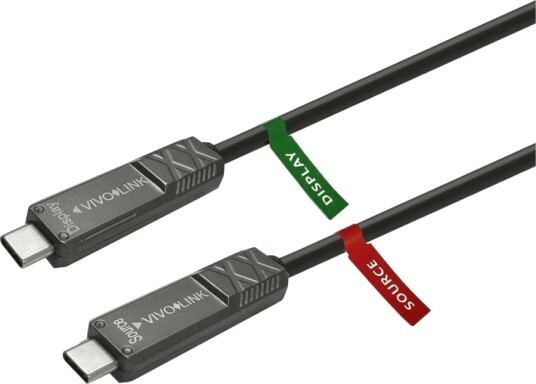 Vivolink Pro Usb-Kabel Usb-C Hann Reversibel Til Usb-C Hann Reversibel Usb 3.2 Gen 2X2 5 20 V 5 A 8 M Svart