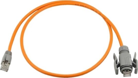 Wirewin Pkw I1 Sf K6a Pur 10.0 Or 10 M Cat6a S/Ftp S Stp Rj 45 Rj 45 Oransje